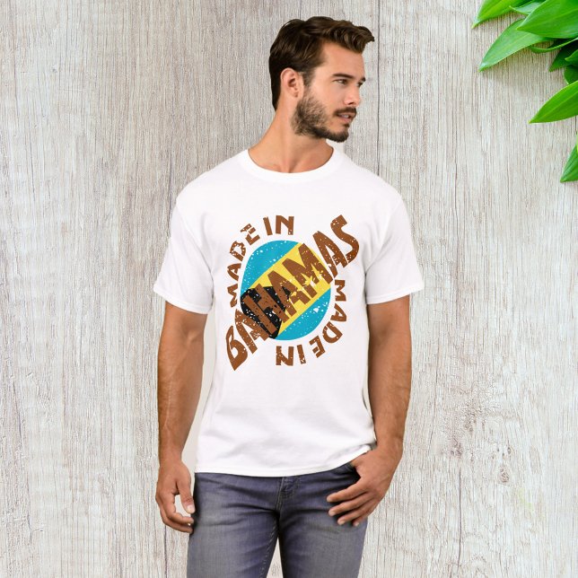 Camiseta Feito Em Bahamas (Criador carregado)