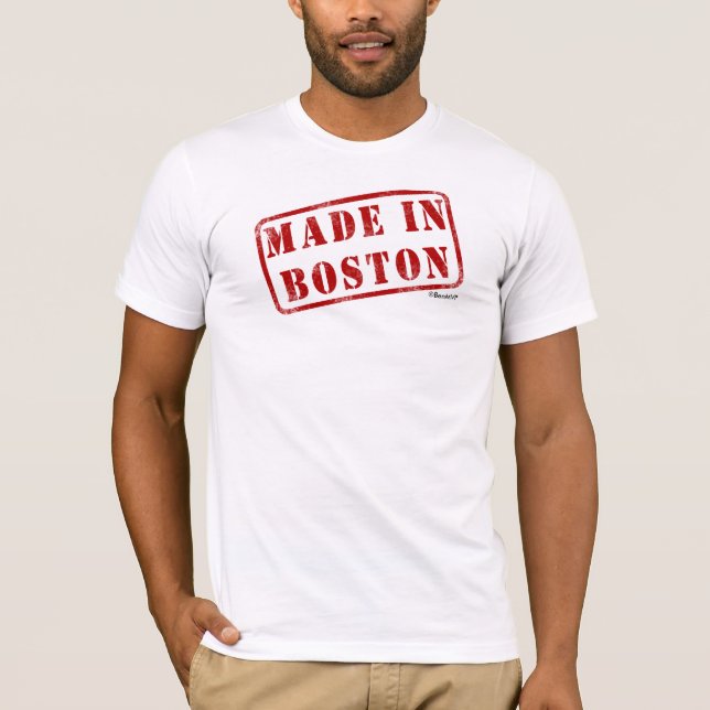 Camiseta Feito em Boston (Frente)