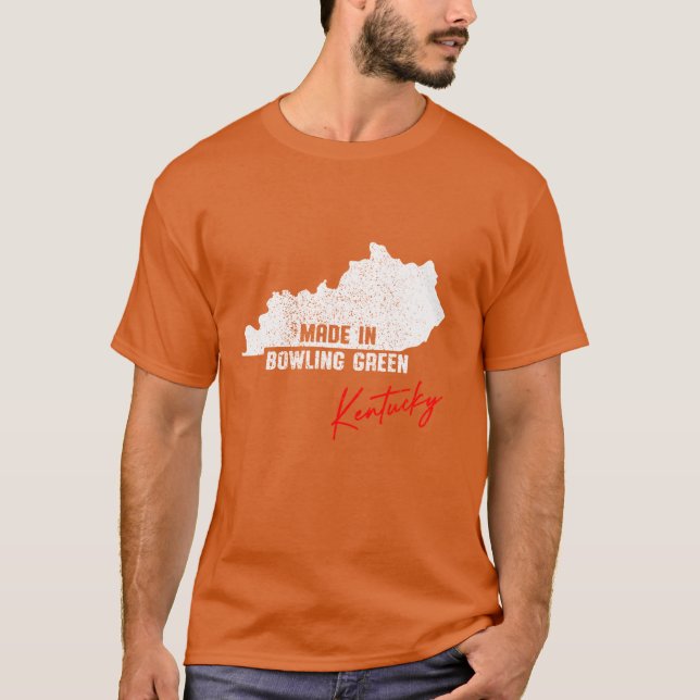 Camiseta Feito Em Bowling Green Kentucky 1 (Frente)