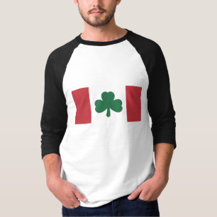 Camiseta Feito em Canadá… Com peças irlandesas