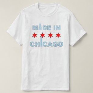 Camiseta Feito em Chicago, Illinois
