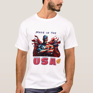 Camiseta Feito em design nos EUA