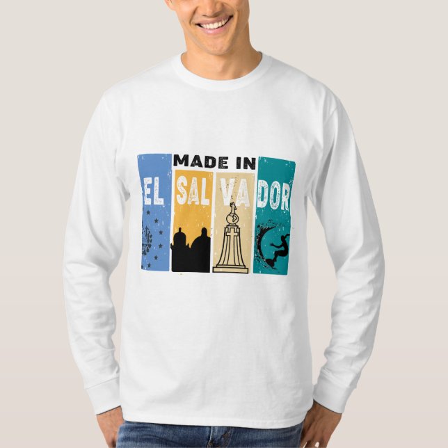 CAMISETA FEITO EM EL SALVADOR (Frente)