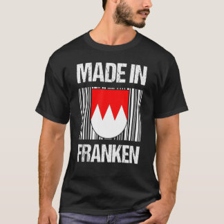 Camiseta Feito Em Franconia Fränksch Casaco De Armas