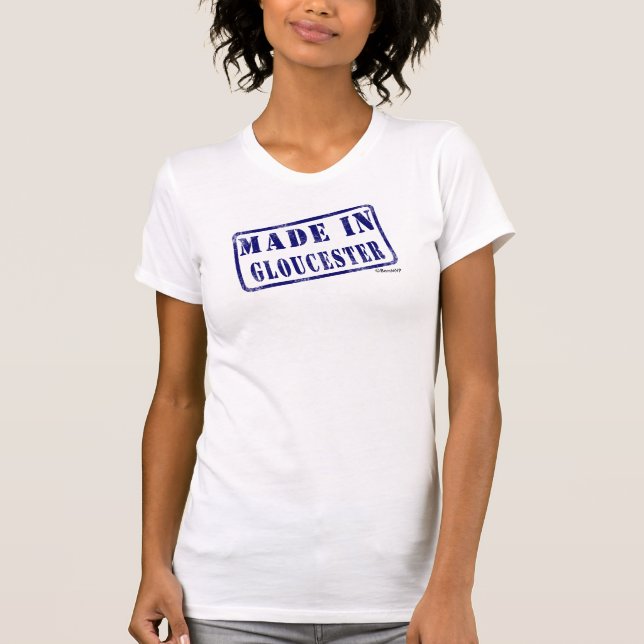 Camiseta Feito em Gloucester (Frente)