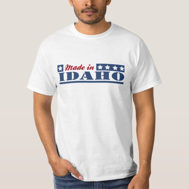 Camiseta Feito Em Idaho (Frente)
