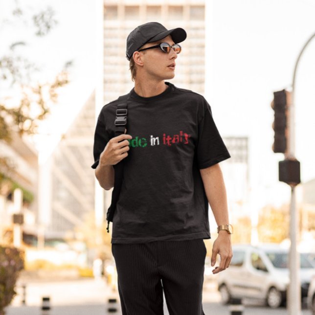 Camiseta feito em itália (Made in Italy Dark Tee)