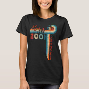 Camiseta Feito Em Junho De 2001, Em 21 De Aniversário, 21 A