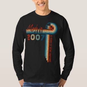Camiseta Feito Em Junho De 2007, 15 De Aniversário De 15 An