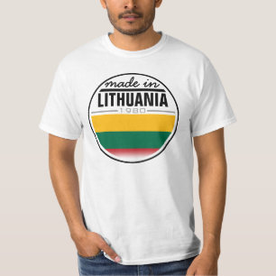 Camiseta Feito… em "Lithuania "