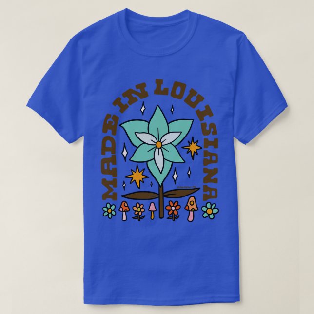 Camiseta Feito em Louisiana TShirt (Frente do Design)