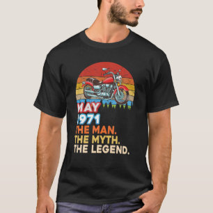 Camiseta Feito Em Maio De 1971, O Homem Mito Legenda 50 Ano