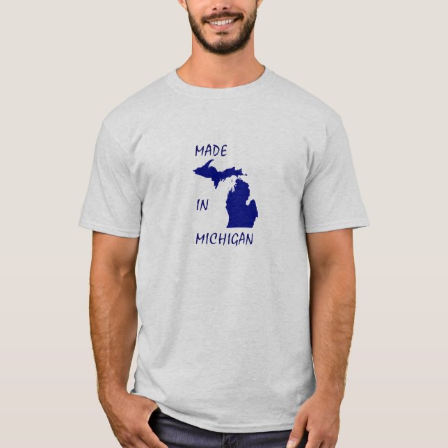 Camiseta Feito em Michigan (Frente)