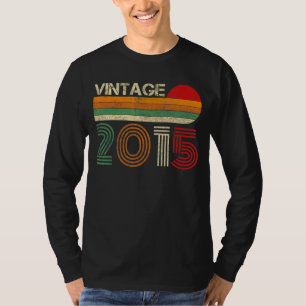 Camiseta Feito Em Nascimento De 7 De 2015, Com 7 Anos