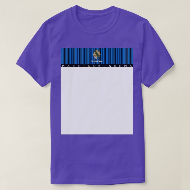Camiseta Feito em Oklahoma 1 (Frente do Design)