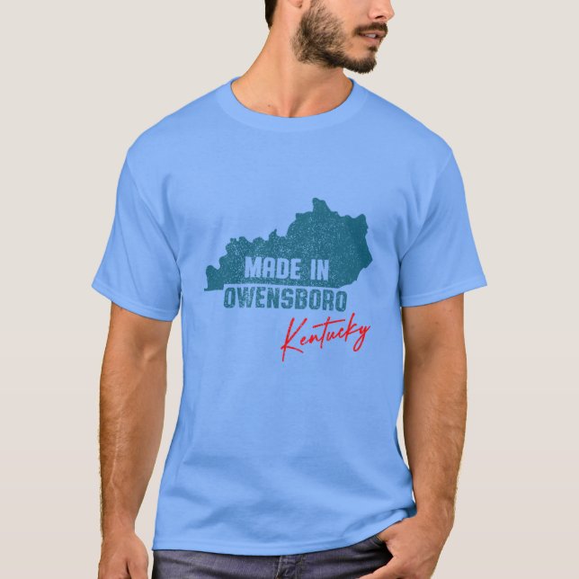 Camiseta Feito em Owensboro Kentucky (Frente)
