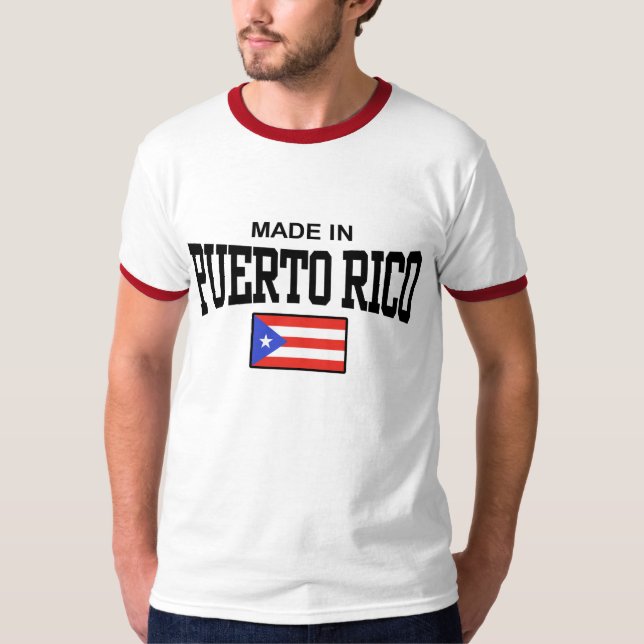 Camiseta Feito em Porto Rico (Frente)