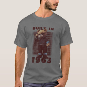 Camiseta Feito em Presente B-day em 1963 60 anos