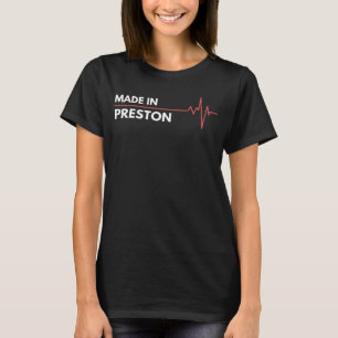 Camiseta Feito Em Preston, Cidade De Nascimento Da Austráli