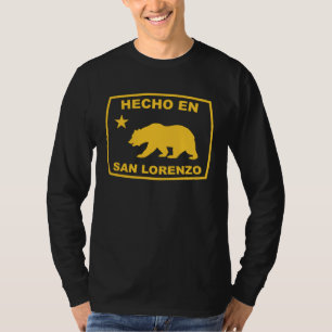 Camiseta Feito em San Lorenzo República da Califórnia Pacíf