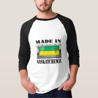 Camiseta Feito em Saskatchewan (luz)
