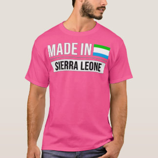 Camiseta Feito em Serra Leoa com Presente para Serra Leoa