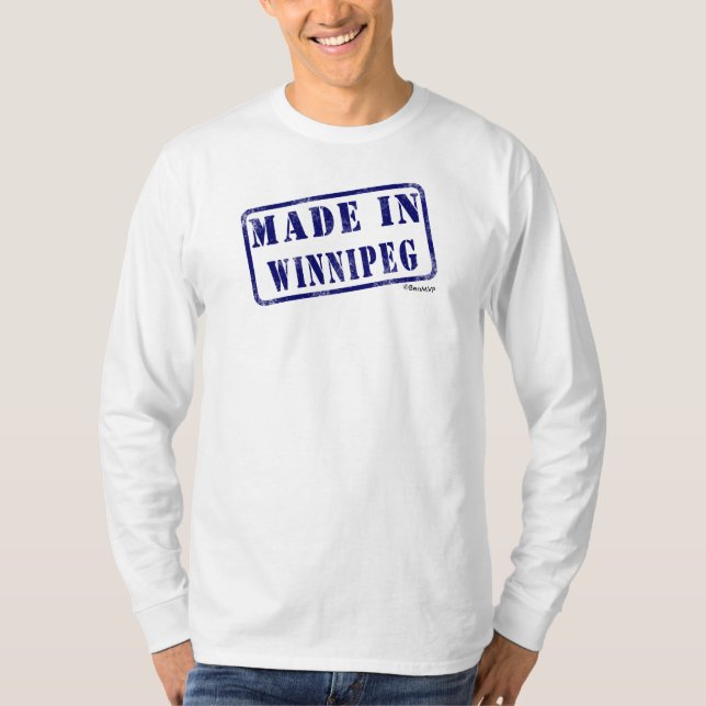 Camiseta Feito em Winnipeg (Frente)