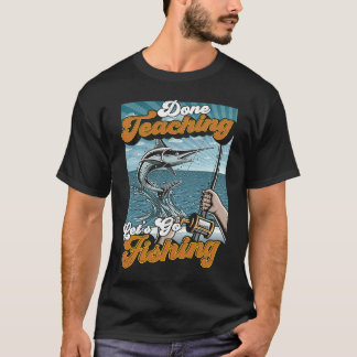Camiseta Feito Ensino Vamos Pescar Professor Pescador