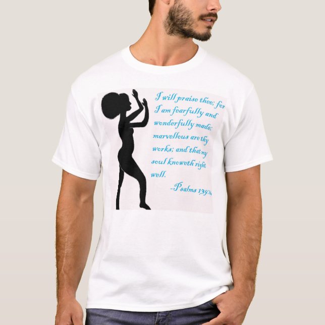 Camiseta Feito maravilhosamente (Frente)