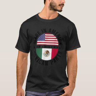 Camiseta Feito na América com Partes Mexicanas no México Ba