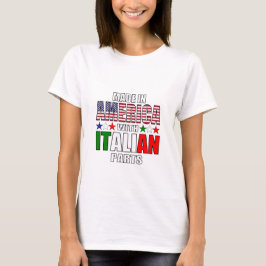 Camiseta Feito na América com peças italianas