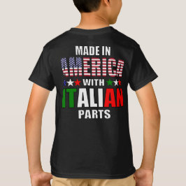 Camiseta Feito na América com peças italianas