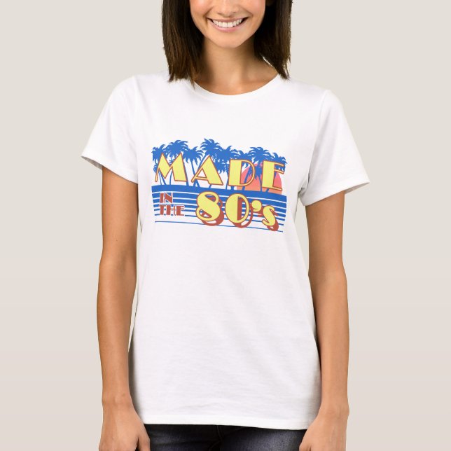 Camiseta Feito Na anos 80 (Frente)