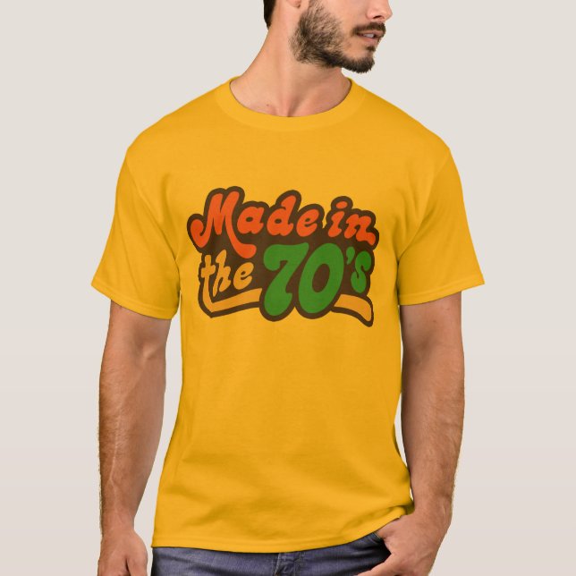 Camiseta Feito na década de 70 (Frente)