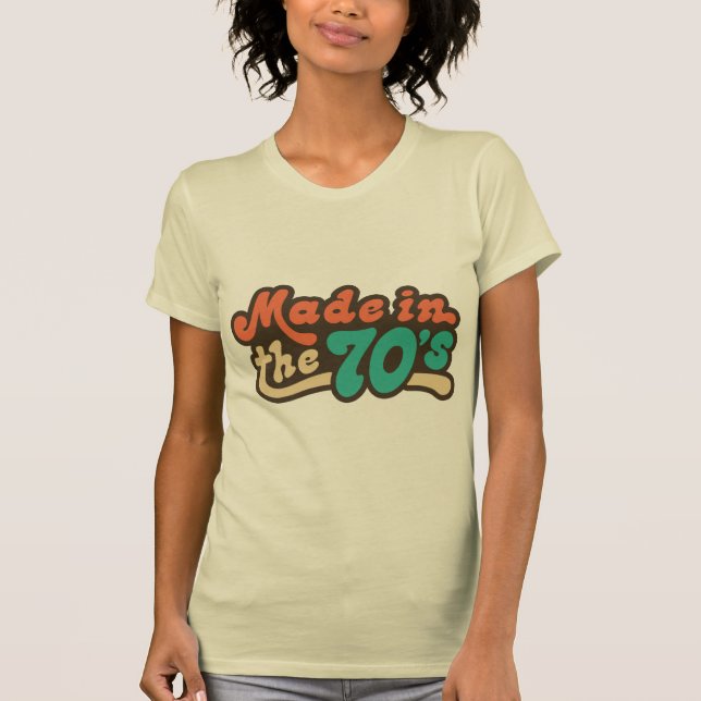 Camiseta Feito na década de 70 (Frente)