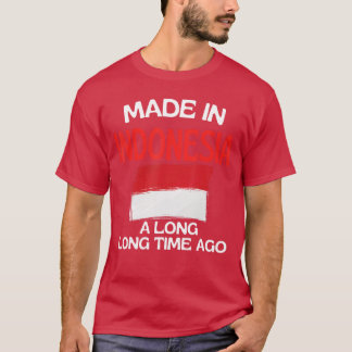 Camiseta Feito na Indonésia Há Muito Tempo B Indonésio Engr