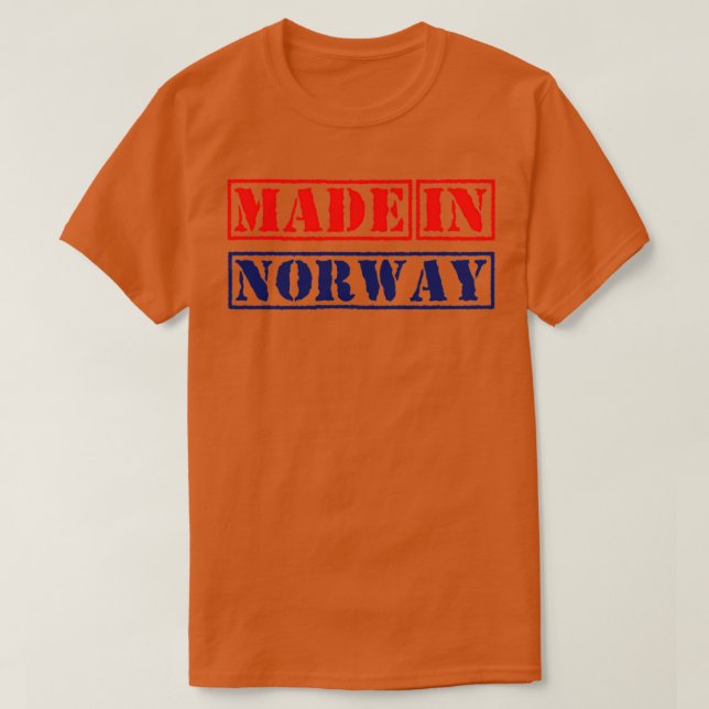 Camiseta Feito na Noruega (Frente do Design)