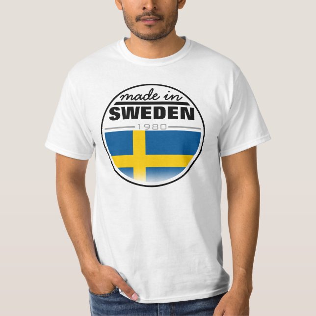 Camiseta Feito… na "suecia " (Frente)