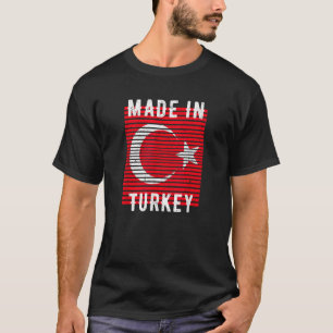 Camiseta Feito Na Turquia, País De Origem Turco - Ret De Ba