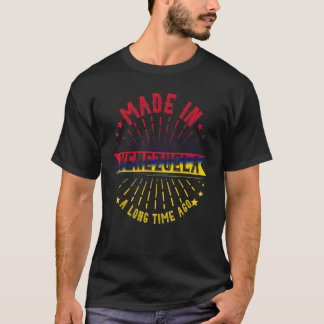 Camiseta Feito Na Venezuela Há Muito Tempo Atrás Da Venezue