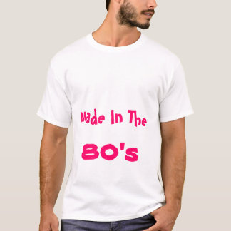 Camiseta Feito no anos 80