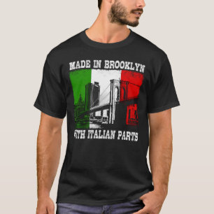 Camiseta Feito no Brooklyn com Peças Italianas