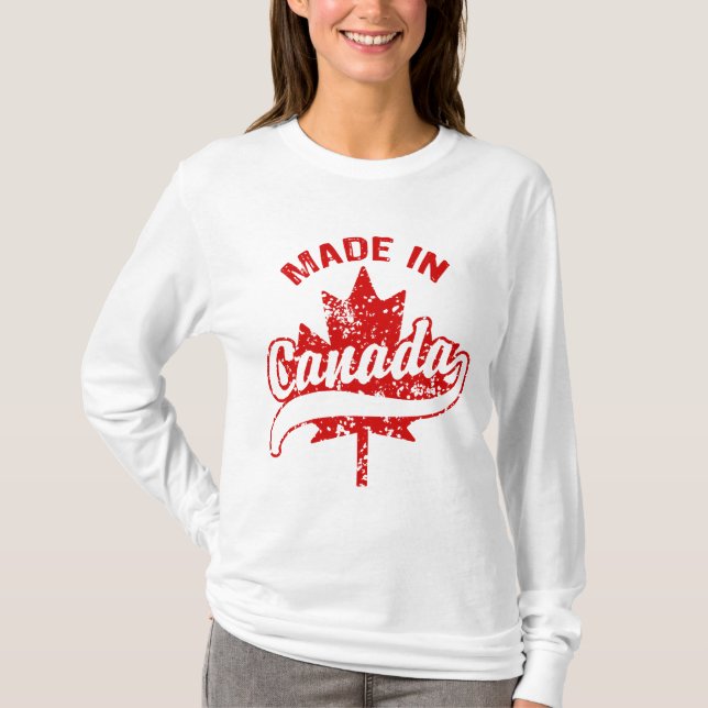 Camiseta Feito no Canadá (Frente)