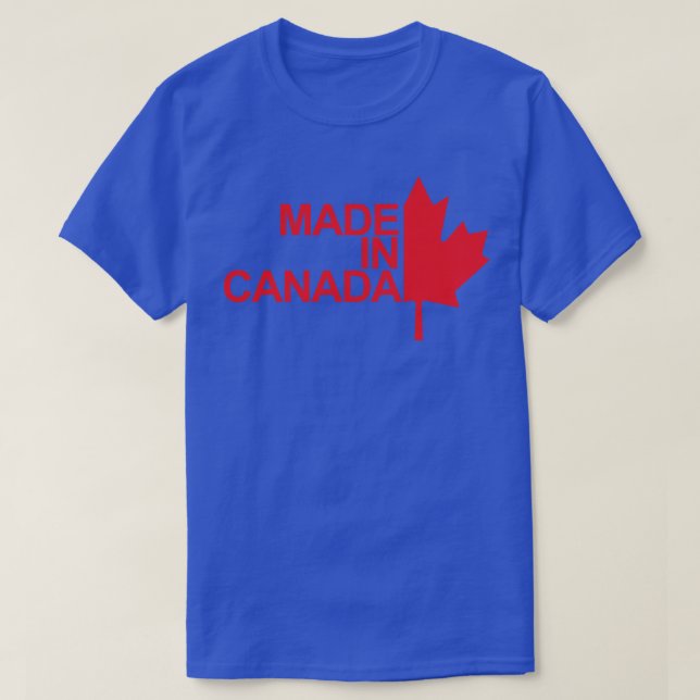Camiseta Feito no Canadá (Frente do Design)