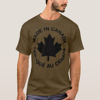 Camiseta Feito no Canadá Maple Leaf Premium