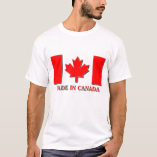 Camiseta Feito no Canadá, Mostra Orgulho Canadiano