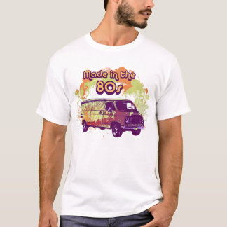 Camiseta Feito no t-shirt do anos 80