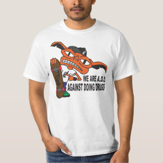 Camiseta Feito no t-shirt extremo A.D.D.