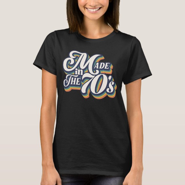 Camiseta Feito Nos Anos 70 (Frente)