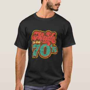 Camiseta Feito Nos Anos 70 Estilo da Vintage Retroativa 7